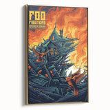 Foo Fighters Retro Wall Art - Vintage Prints & Concert Poster