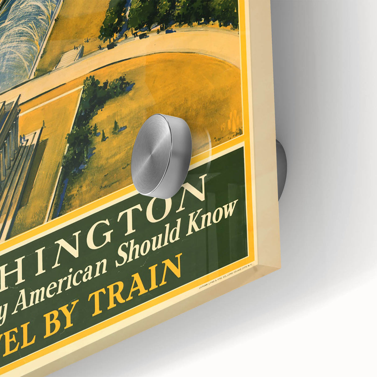 Vintage Washington Travel Poster - Retro Wall Art Print