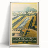 Vintage Washington Travel Poster - Retro Wall Art Print