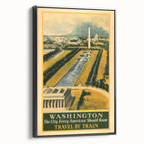 Vintage Washington Travel Poster - Retro Wall Art Print