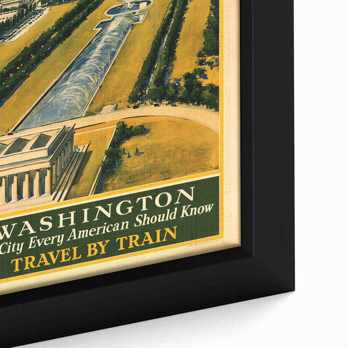 Vintage Washington Travel Poster - Retro Wall Art Print