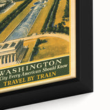 Vintage Washington Travel Poster - Retro Wall Art Print