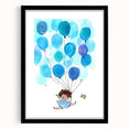 Up in the Sky - Kids Wall Art Prints Boys Room Wall Art