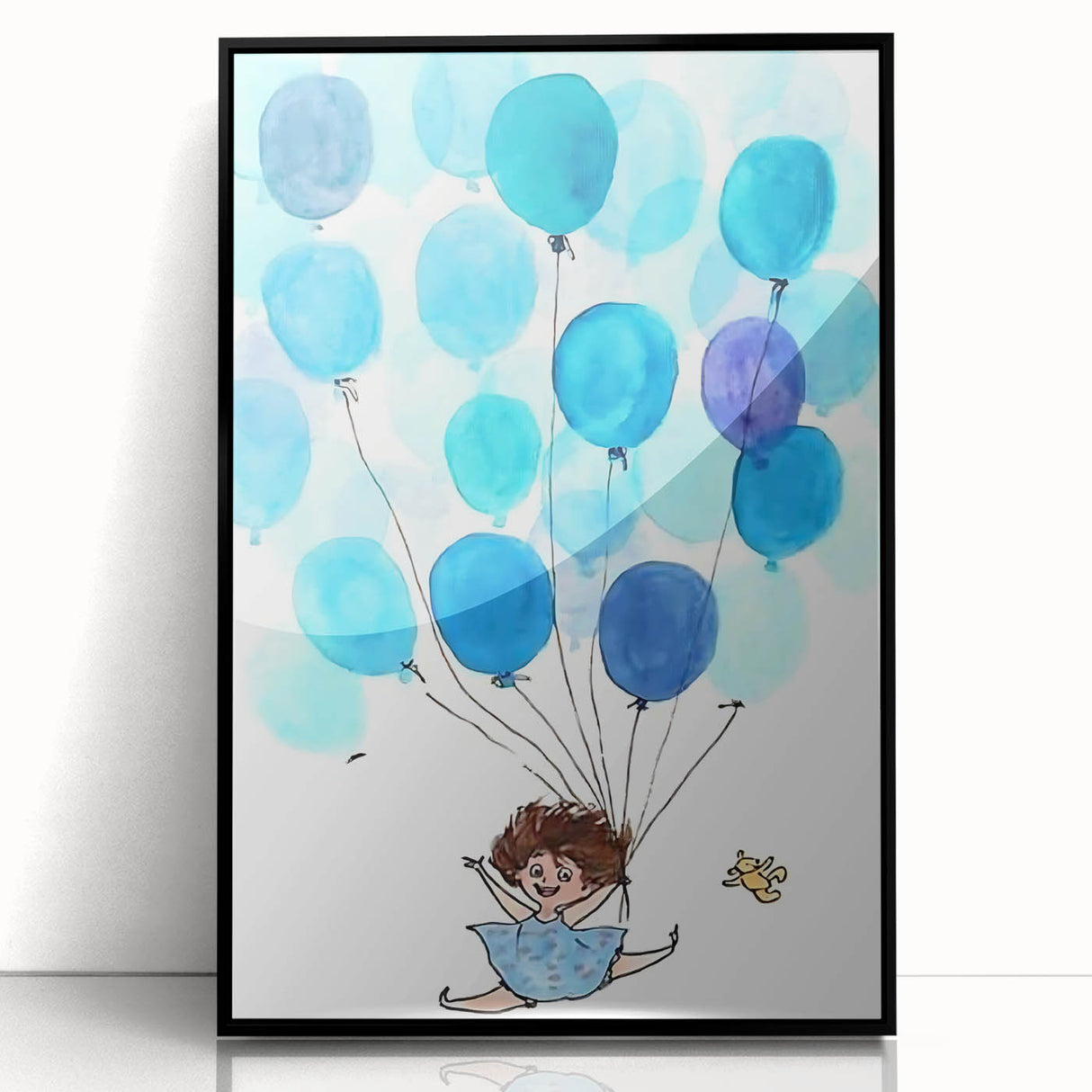 Up in the Sky - Kids Wall Art Prints Boys Room Wall Art