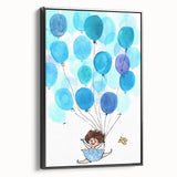 Up in the Sky - Kids Wall Art Prints Boys Room Wall Art