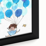 Up in the Sky - Kids Wall Art Prints Boys Room Wall Art
