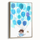 Up in the Sky - Kids Wall Art Prints Boys Room Wall Art