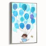 Up in the Sky - Kids Wall Art Prints Boys Room Wall Art
