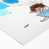 Up in the Sky - Kids Wall Art Prints Boys Room Wall Art