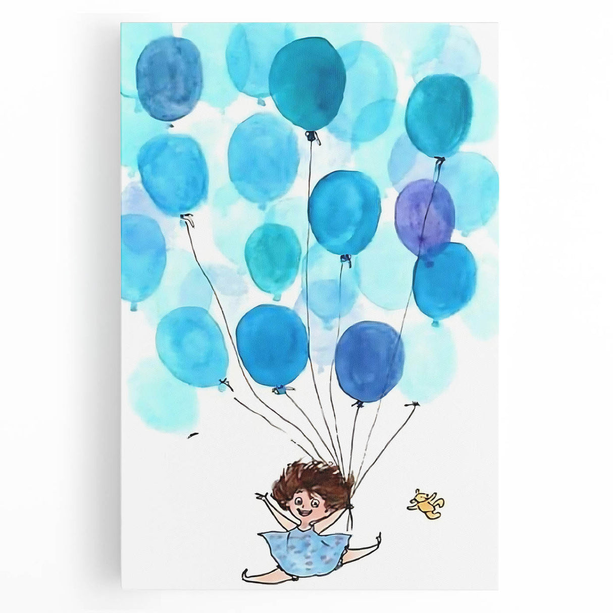 Up in the Sky - Kids Wall Art Prints Boys Room Wall Art