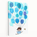 Up in the Sky - Kids Wall Art Prints Boys Room Wall Art