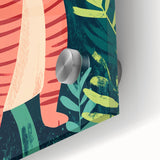 Happy Jungle Cat Illustration - Children's Wall Decor