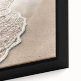 Extra large black wall art featuring colorful, textured abstract design on framed canvas, ideal for living room decor.