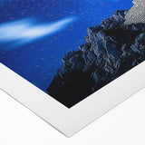 Vibrant rolled canvas print showcasing a stunning landscape of majestic cliffs, ideal for home decor, featuring rich colors and intricate details, securely packaged for safe delivery.
