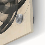 Framed Dining Room Prints – Abstract Circular Canvas Art