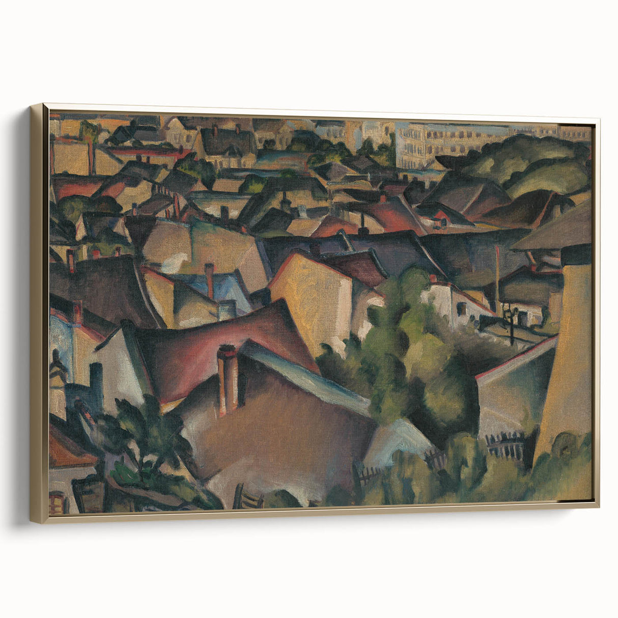 Expressionism Wall Art - Košice in Spring by Konštantín Bauer