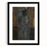 Impressionism Wall Art - Mysterious Figure of a Man - Dark Moody Art Print