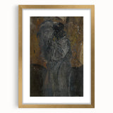 Impressionism Wall Art - Mysterious Figure of a Man - Dark Moody Art Print