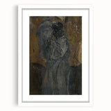 Impressionism Wall Art - Mysterious Figure of a Man - Dark Moody Art Print