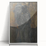 Impressionism Wall Art - Mysterious Figure of a Man - Dark Moody Art Print