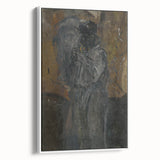 Impressionism Wall Art - Mysterious Figure of a Man - Dark Moody Art Print