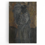 Impressionism Wall Art - Mysterious Figure of a Man - Dark Moody Art Print