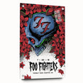 Foo Fighters Retro Wall Art - Vintage Skull Concert Poster
