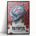 Foo Fighters Retro Wall Art - Vintage Skull Concert Poster