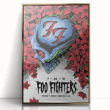 Foo Fighters Retro Wall Art - Vintage Skull Concert Poster