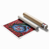 Foo Fighters Retro Wall Art - Vintage Skull Concert Poster