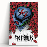 Foo Fighters Retro Wall Art - Vintage Skull Concert Poster