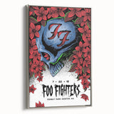 Foo Fighters Retro Wall Art - Vintage Skull Concert Poster