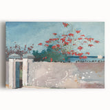 Classical Realism Painting - A Wall in Nassau by Winslow Homer