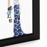 Starry Giraffe - Boys Wall Art Prints Children's Room Decor