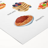 Food Educational Wall Art - Kids' Learning Poster