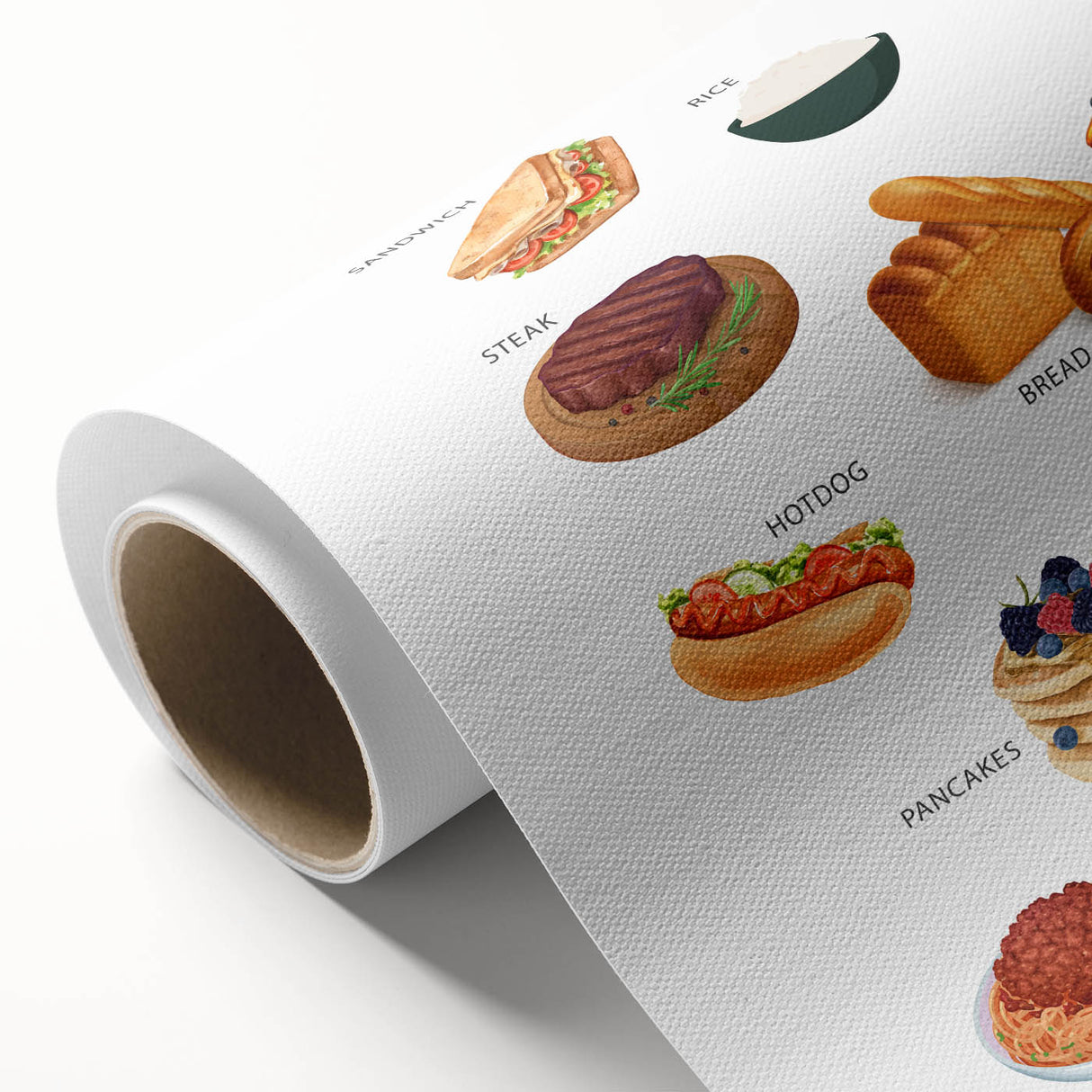 Food Educational Wall Art - Kids' Learning Poster