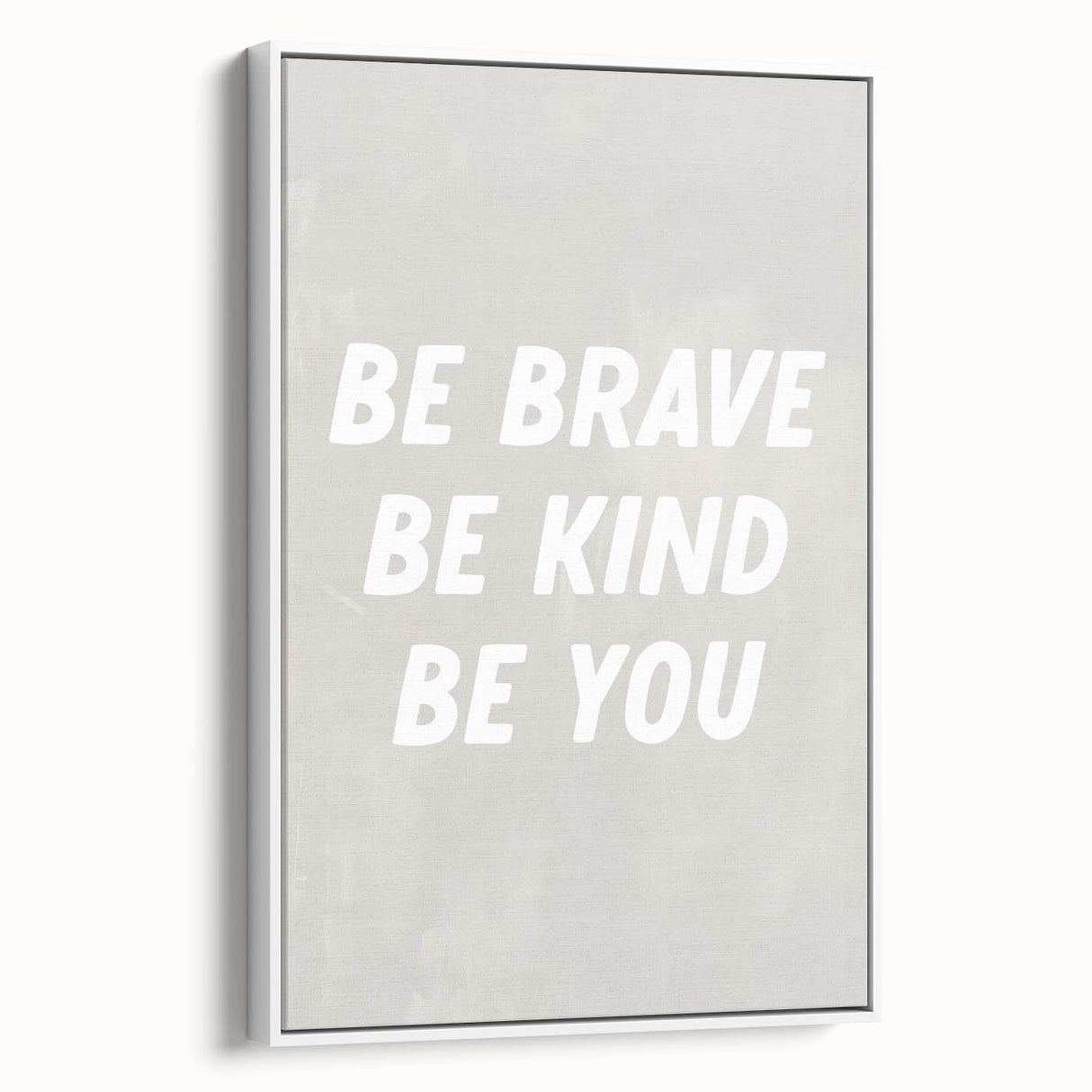 Framed Nursery Art – Be Brave Be Kind Kids Room Wall Print