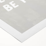 Framed Nursery Art – Be Brave Be Kind Kids Room Wall Print