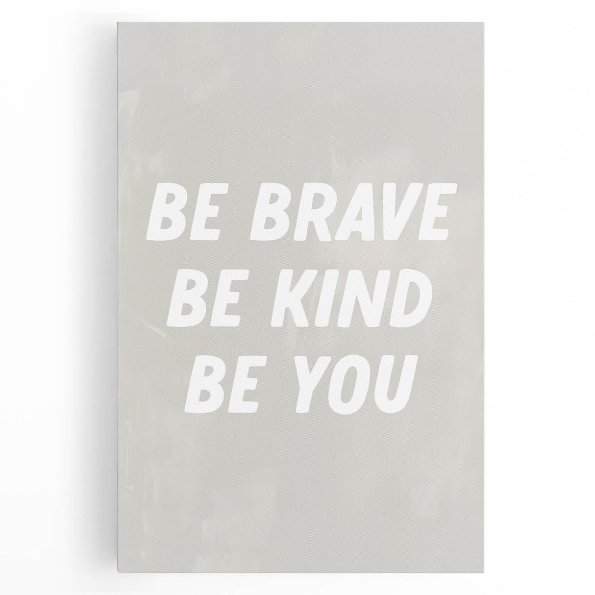 Framed Nursery Art – Be Brave Be Kind Kids Room Wall Print