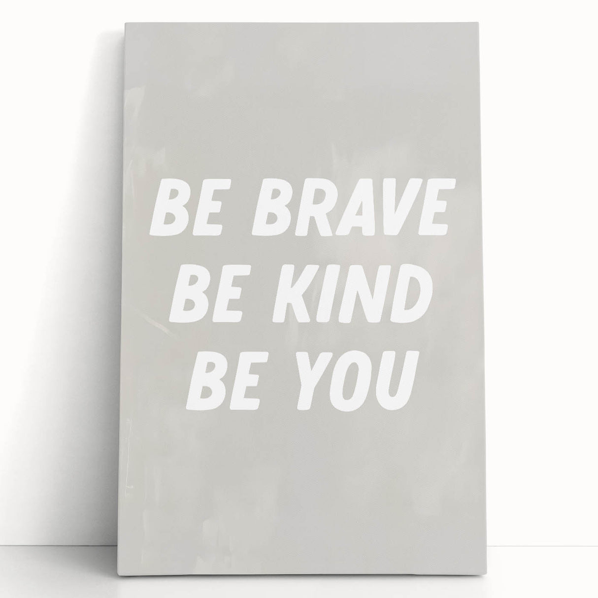 Framed Nursery Art – Be Brave Be Kind Kids Room Wall Print