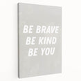 Framed Nursery Art – Be Brave Be Kind Kids Room Wall Print