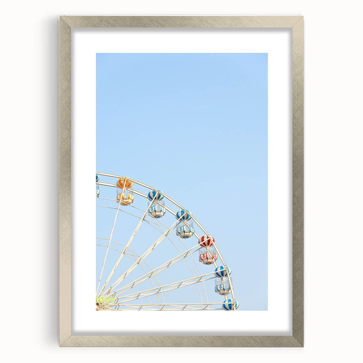 Textured abstract art print in vibrant orange and yellow hues on a framed canvas, ideal for bedroom art.