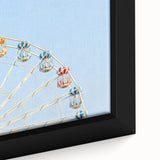 Extra large framed canvas featuring a textured, colorful abstract design on a black background, ideal for living room decor.