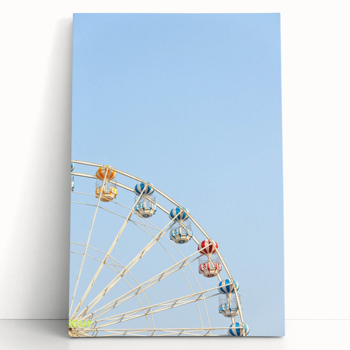Large black and white abstract canvas depicting summer season, ideal for kitchen wall art or bedroom ambiance.
