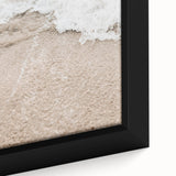 Black wall art featuring a textured, colorful abstract design on a large framed canvas, suitable for living room decor.