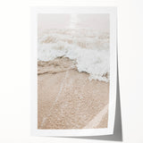 Extra large rolled print featuring a floral design in pastel shades, ideal for art wall dining room or bathroom decor.