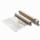 Extra large rolled canvas featuring a floral art design in soft pastel shades.