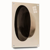 Minimalist Dining Room Wall Art – Abstract Monochrome Print