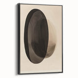 Minimalist Dining Room Wall Art – Abstract Monochrome Print