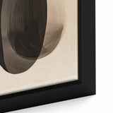 Minimalist Dining Room Wall Art – Abstract Monochrome Print